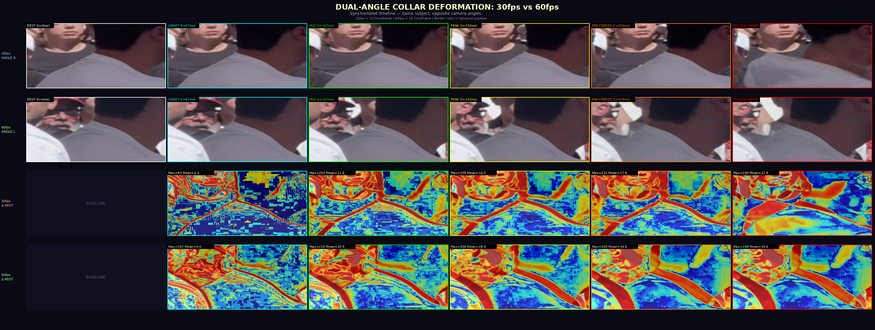 Dual angle collar comparison